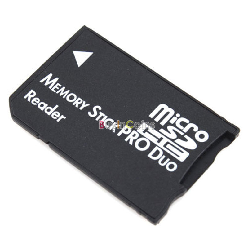 Адаптер (переходник) с Micro SD / TF на MS Pro Duo - черный